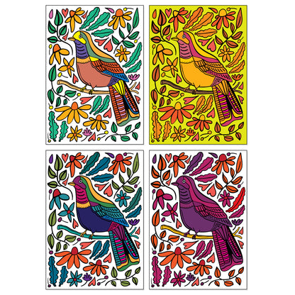 The Birds Collection - Set Of Six A4 Artworks