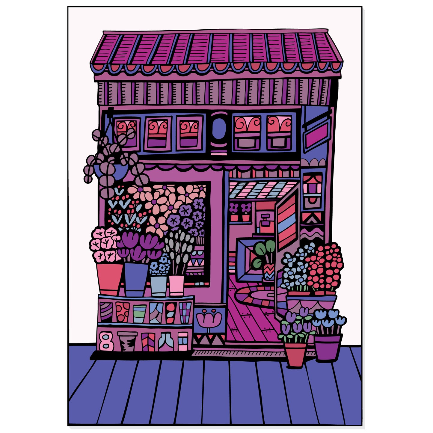 A4 Print - Flower Shop