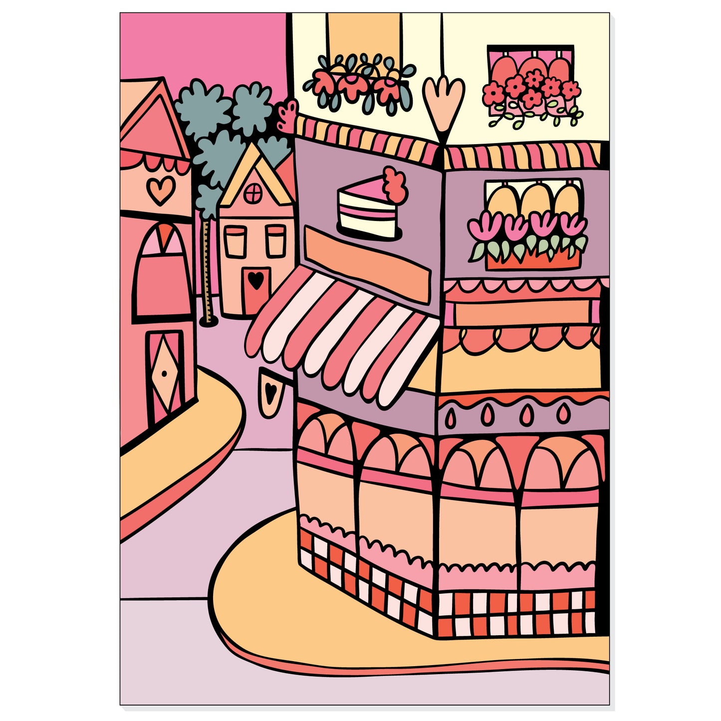 A4 Print - The Pâtisserie