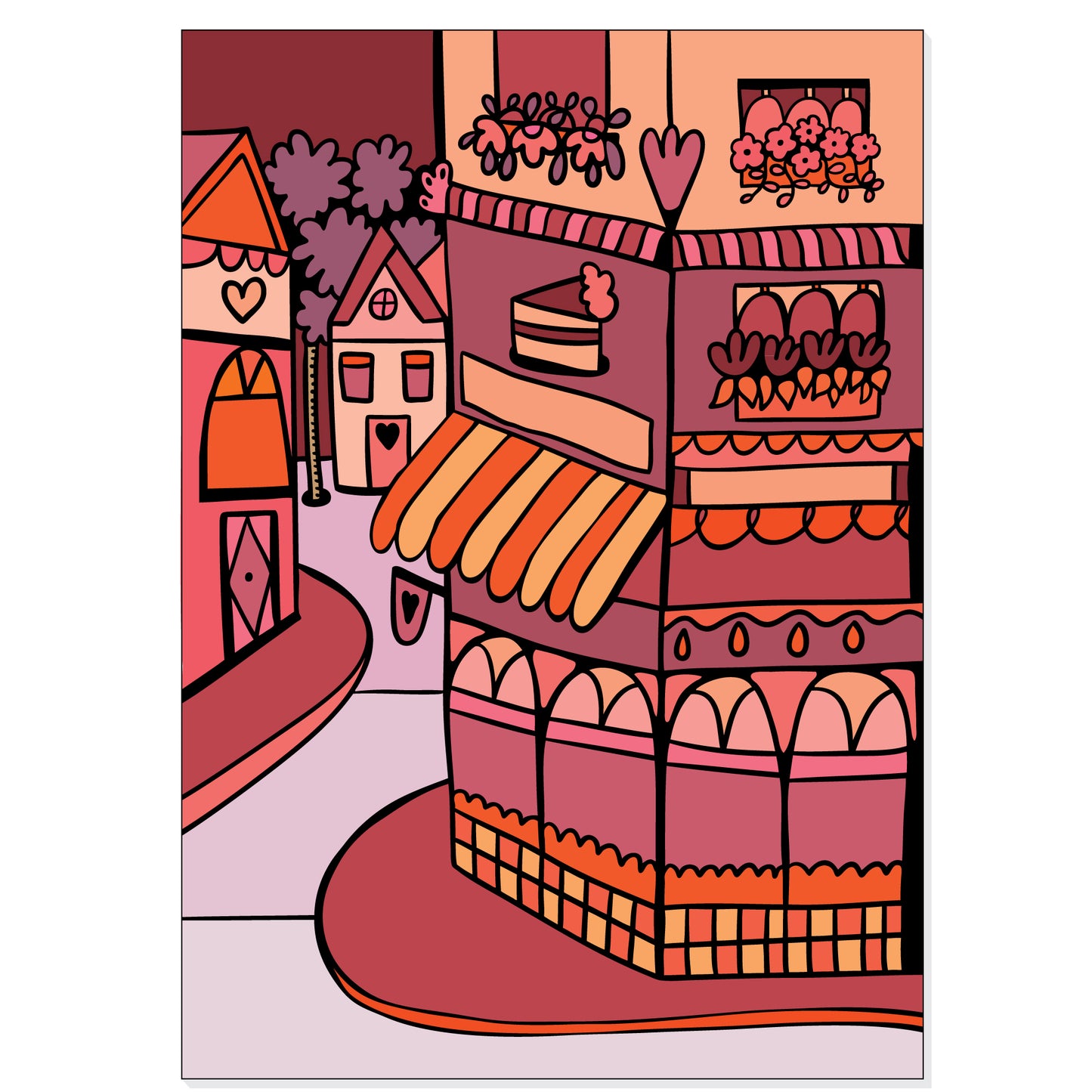 A4 Print - The Pâtisserie