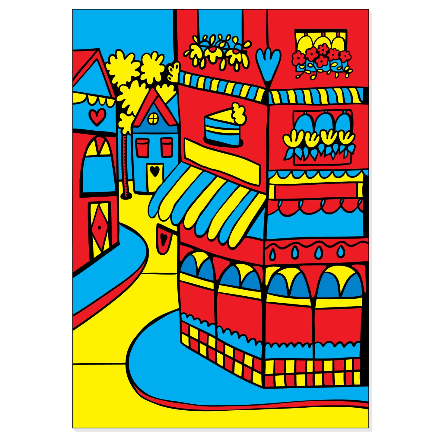 A4 Print - The Pâtisserie