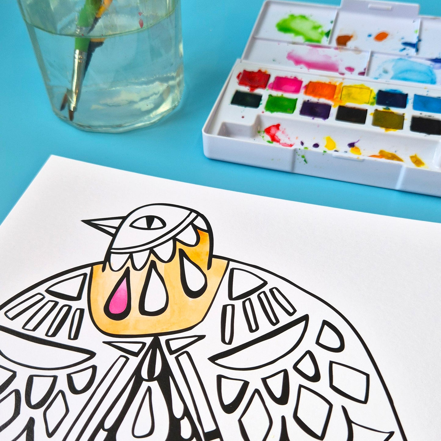 The Birds Collection - Set Of Six A4 Artworks