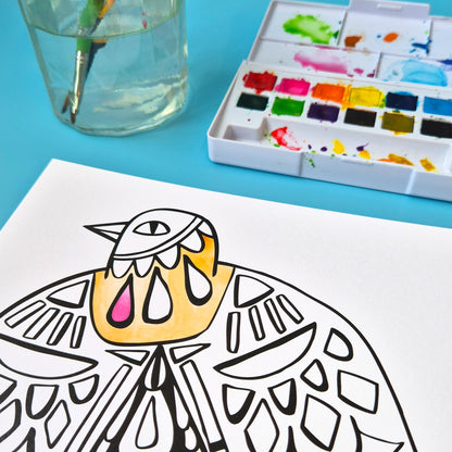 The Birds Collection - Set Of Six A4 Artworks