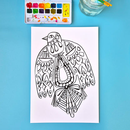 The Birds Collection - Set Of Six A4 Artworks