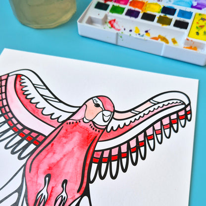The Birds Collection - Set Of Six A4 Artworks