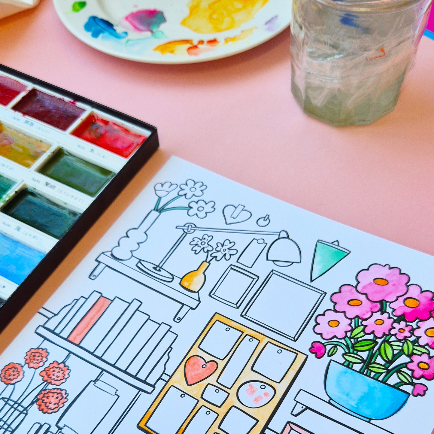 The Shops And Shelves Collection - Set Of Six A4 Artworks