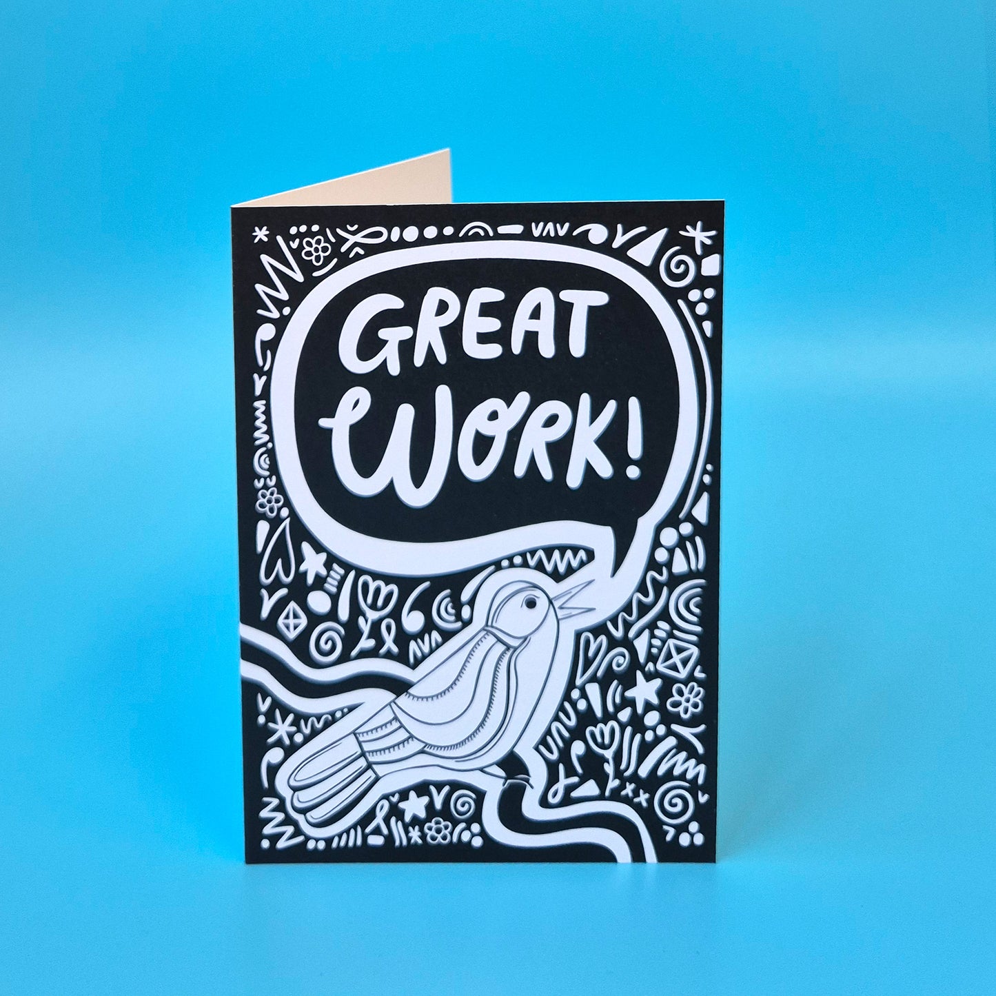 Greeting Card - Great Work! Bird