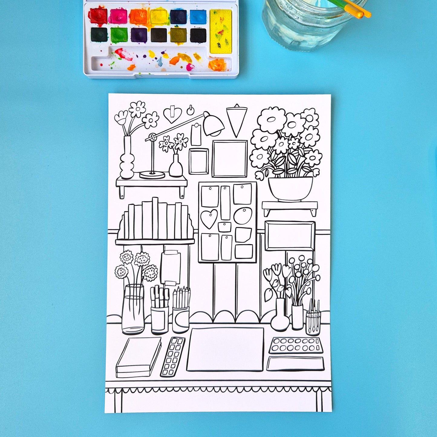 The Shops And Shelves Collection - Set Of Six A4 Artworks