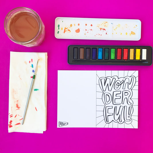 Greeting Card - Wonderful