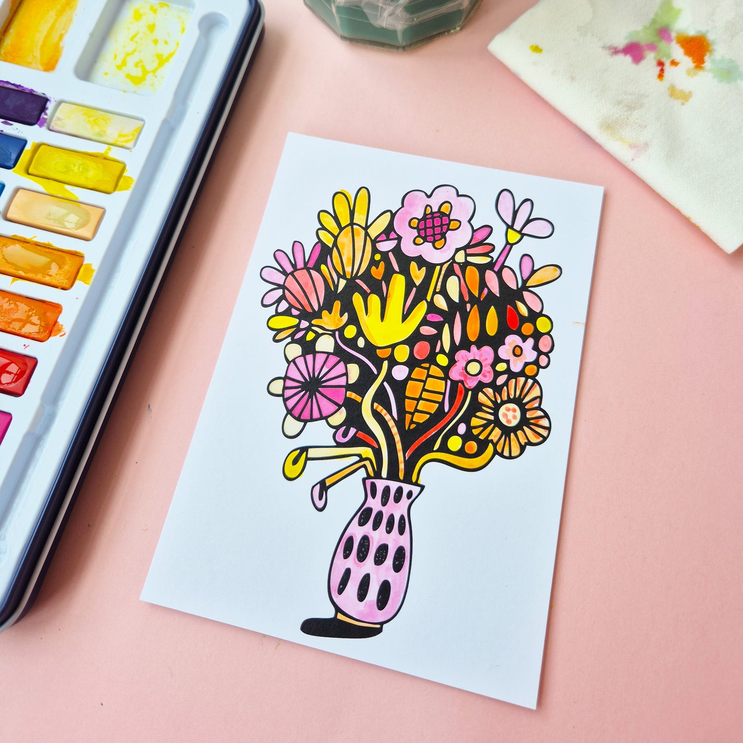 Postcard Set - Mini Vase