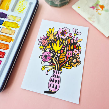 Postcard Set - Mini Vase