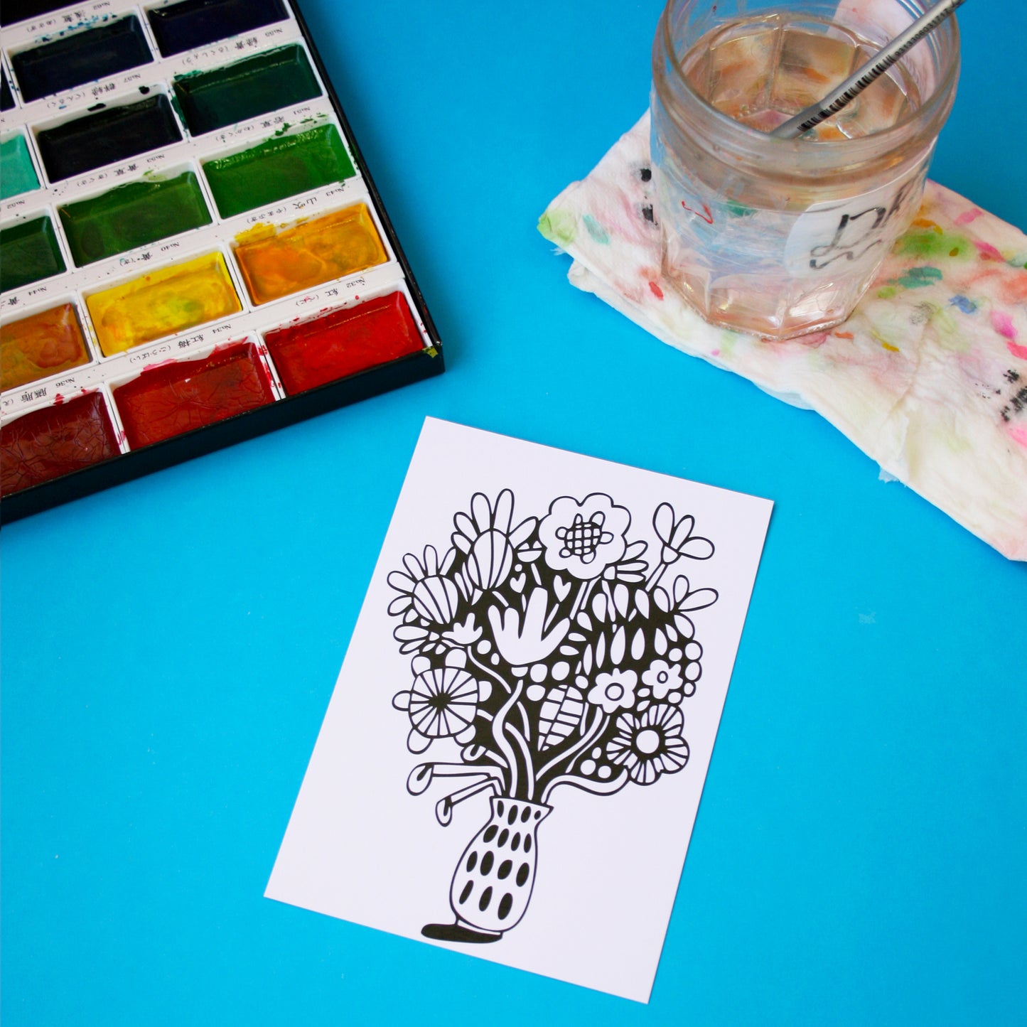 Postcard Set - Mini Vase