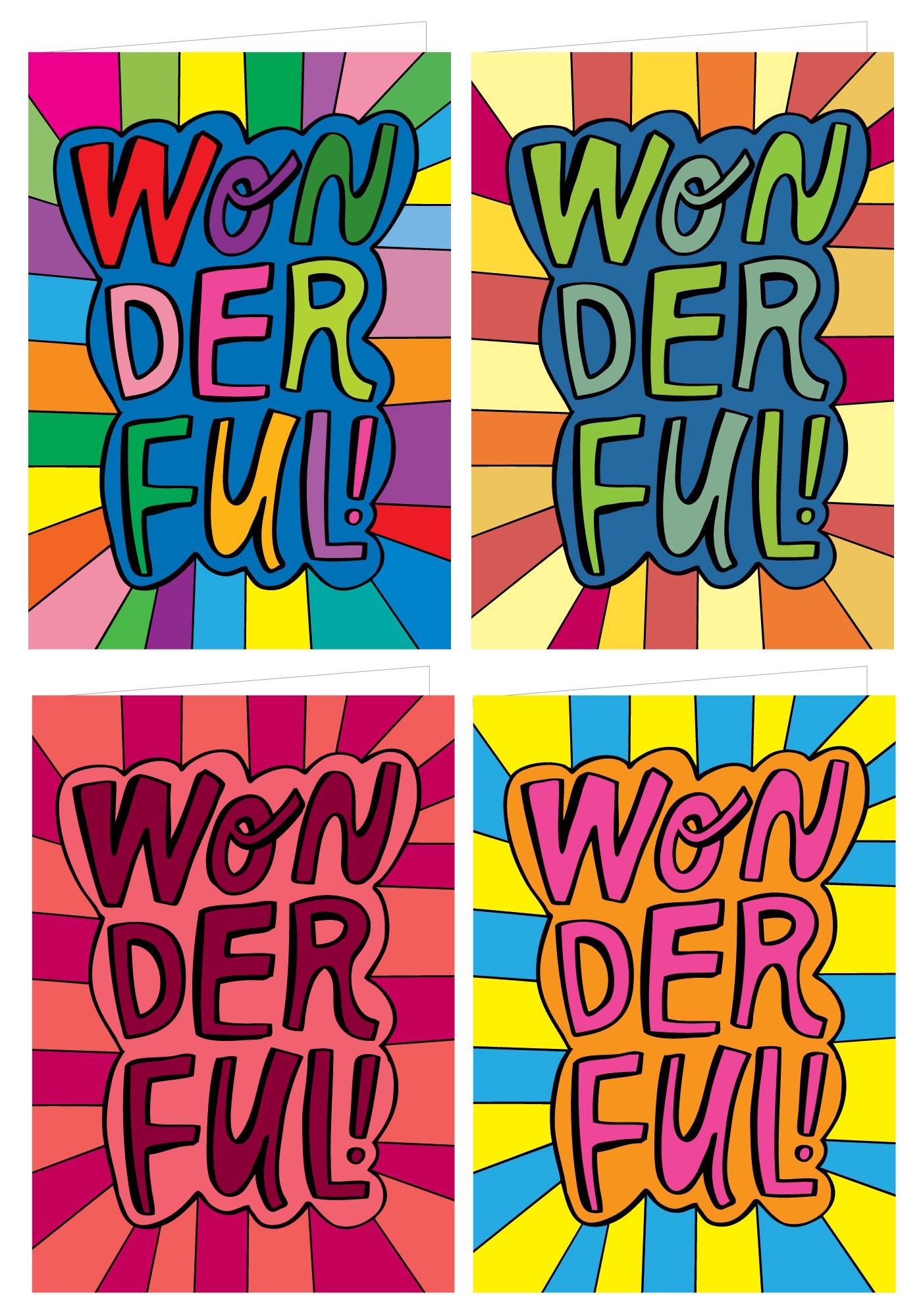 Greeting Card - Wonderful